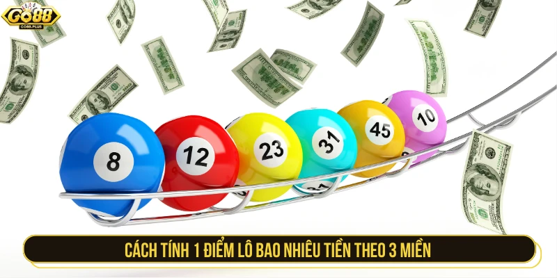 Cách tính 1 điểm lô bao nhiêu tiền theo 3 miền