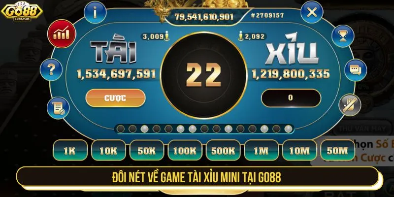 Đôi nét về game tài xỉu mini tại GO88
