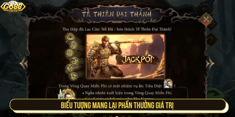 Giá trị biểu tượng hắc thoại Ngộ Không Go88 đa dạng