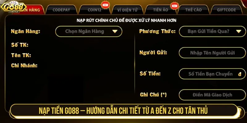 Nạp Tiền Go88