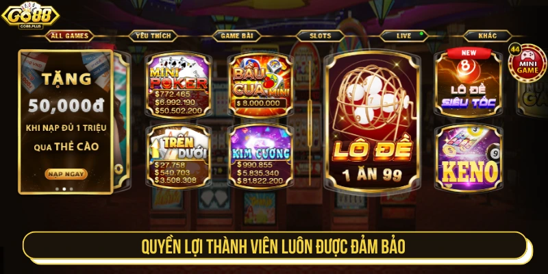 Quyền lợi của thành viên được đảm bảo theo miễn trừ trách nhiệm