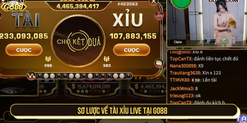 Sơ lược về tài xỉu live tại GO88